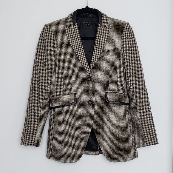 Theory Jackets & Blazers - 4/S Theory Aerianna Tweed Blazer Riding Jacket